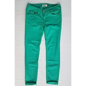 SO low rise green pants size 1